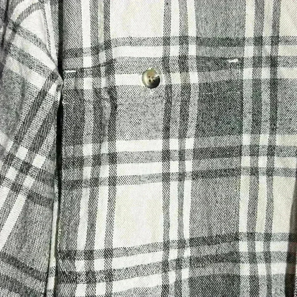 RED HEAD Men's Size L Collar Button Down Long Sleeve Flannel Shirt 100% Cotton - Picture 5 of 8